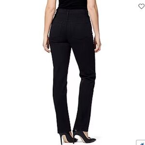 Gloria Vanderbilt Amanda Womens High Rise Stretch Straight Leg Regular EUC 16W
